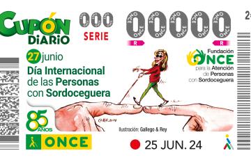 El cupón dedicado al Día Internacional de las Personas con Sordoceguera y ha regado de miles de euros a la capital gaditana