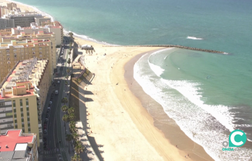 Imagen aerea del Paseo Marítimo