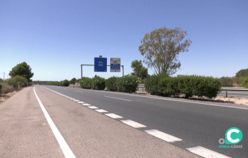 Una imagen de la autopista Cádiz-Sevilla