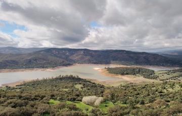 Vista del embalse de Guadarranque.