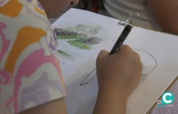 El grupo de Urban Sketcher de Cádiz ha participado en la Feria del Libro de Cádiz. 