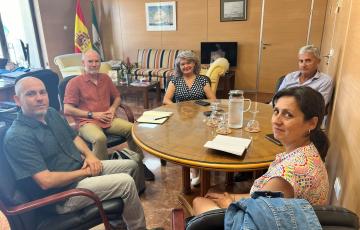 La subdelegada del Gobierno en Cádiz, Blanca Flores, preside la reunión de coordinación. 