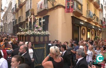 La procesión de Santa Marta recorre las calles de la ciudad este 29 de julio. 