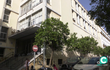 Estado del actual edificio situado en la calle Benito Pérez Galdos donde se ubicará un nuevo complejo 