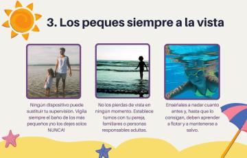 En el mar, la piscina o los pantanos hay que extremar las precauciones