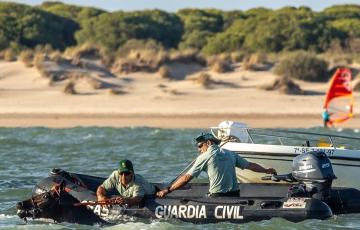 Una de las actuaciones de las fuerzas de seguridad en el Bajo Guía