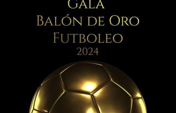 Detalle del cartel de la Gala del Balón de Oro 