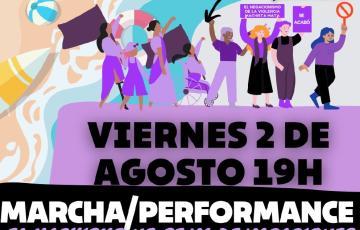 Comisión 8M Cádiz convoca este viernes una marcha-performance contra las violencias machistas. 