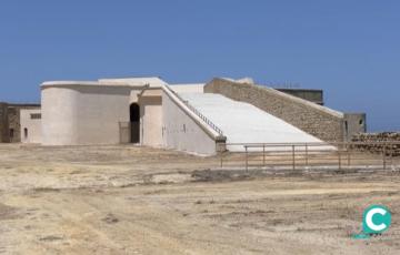 Todo listo para que tenga la lugar la reapertura del Castillo de San Sebastián de Cádiz. 