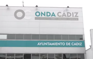 Fachada de la radiotelevisión municipal Onda Cádiz. 