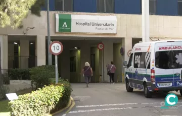 Imagen de la entrada del Hospital Universitario Puerta del Mar. 