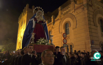 Imagen de archivo de la Virgen de la Victoria en culto público. 