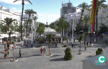 Imagen de la plaza de San Juan de Dios uno de los espacios de los incidentes 