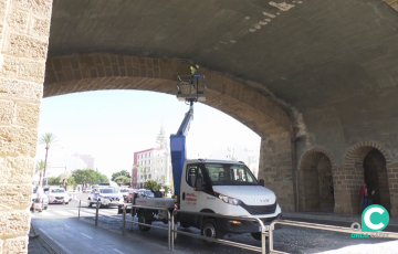 El pasado martes se acometieron obras de emergencia en el entorno histórico