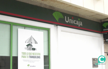 Sucursal de Unicaja en la capital gaditana