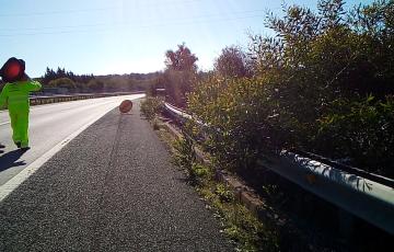 Una imagen de una de las carreteras de la provincia.