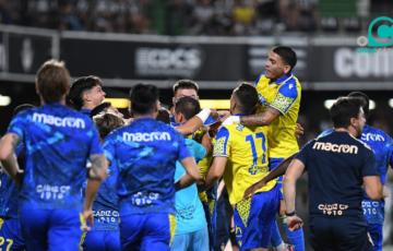 El equipo celebra uno de los tantos conseguidos en Castalia (Foto: Cádiz CF)