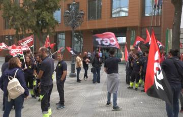 El personal de las ITV de Cádiz continúa con sus protestas en la segunda semana de huelga.