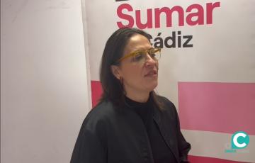 La diputada de Sumar por Cádiz, Esther Gil de Reboleño.