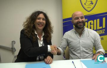 Imagen de la firma en Onda Cádiz Televisión. 