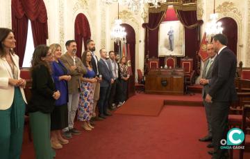 Los alcaldes de Cádiz y Chiclana mantienen una reunión de trabajo tras la visita del primer edil chiclanero al Ayuntamiento gaditano.