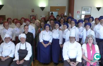 Cocineros, reposteros y personal de sala inician un nuevo curso en la Escuela de Hostelería de Cádiz. 