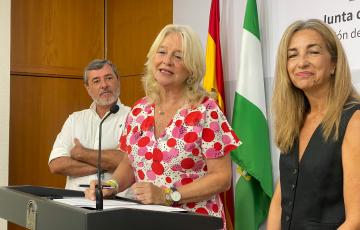 La delegada del Gobierno en Cádiz, Mercedes Colombo, presenta este viernes la jornada 'Empleo Público y Discapacidad Intelectual'.