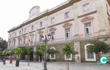 Fachada de la Diputación Provincial de Cádiz