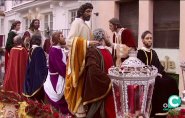 Las imágenes de Luis González Rey durante la Semana Santa en una imagen de archivo