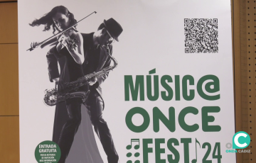 Cartel del I festival Music ONCE Fest 2024, presentado en rueda de prensa este martes. 