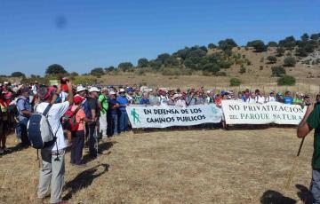 Imagen de archivo de una marcha en solidaridad con Juan Clavero 