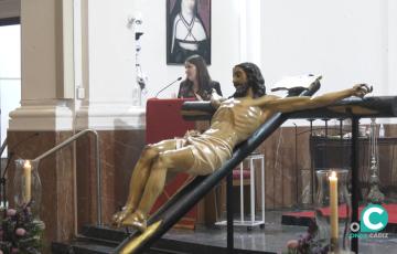 La imagen del Santísimo Cristo de la Redención, ya restaurado. 