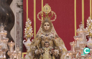 La imagén se quedó en su templo aunque las ceremonias religiosas se pudieron celebrar sin incidencias