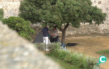 Los fosos de Puerta Tierra donde fue localizado el cadaver de una persona de 46 años el pasado lunes