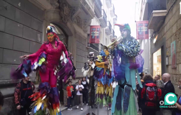 Aspecto del pasacalles celebrado del pasado sábado