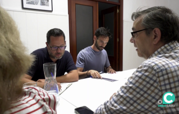 Reunión de la formación en una imagen de archivo