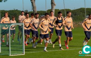 El equipo se ha ejercitado en el campo número cuatro de la Ciudad Deportiva