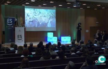 Acto de reconocimientos a la Economía Social 'Andalucía ES' en el Palacio de Congresos de Cádiz.