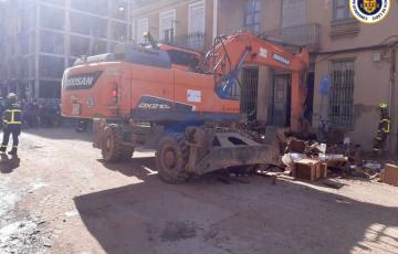 El jueves por la noche partió una dotación de voluntarios para ayudar en las labores de desescombros de la zona afectada