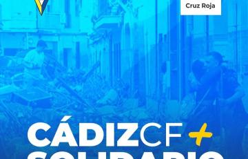 Donación del Cádiz CF a Cruz Roja Española para los damnificados por la DANA.