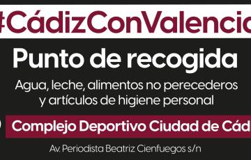 Punto de recogida en el Complejo Deportivo Ciudad de Cádiz a partir de mañana. 