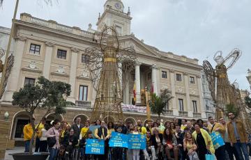 Manifiesto en San Juan de Dios por el Día Nacional de la Espina Bífida. 