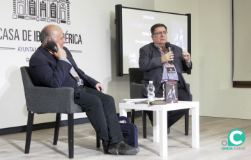 Rafa Marín durante su intervención en el acto de apertura