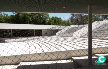 Imagen de archivo del antiguo auditorio Jose Maria Pemán en los jardines de Genovés 