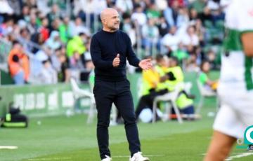 Paco López en su último encuentro como técnico cadista (Foto: Cádiz CF)