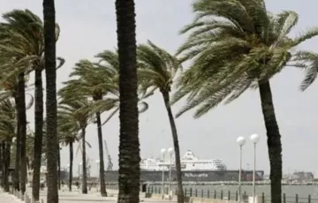 El viento de Levante estará presente en Cádiz hasta Año Nuevo.