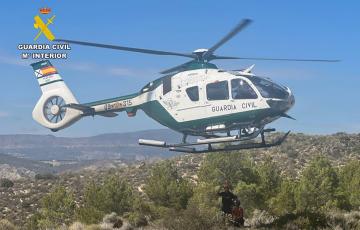 Un helicóptero de rescate de la Guardia Civil.