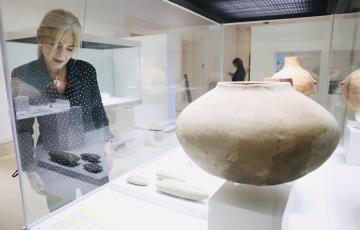 La consejera de Cultura y Deporte en una visita al Museo de Cádiz en una imagen de archivo