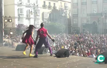 Espectaculo musical en la plaza de San Antonio en una imagen de archivo