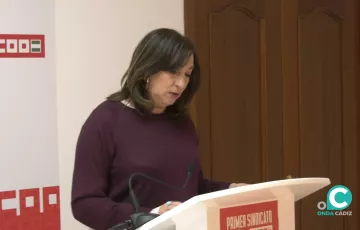 La dirigente optará a un segundo mandato al frente de la primera organización sindical de Cádiz